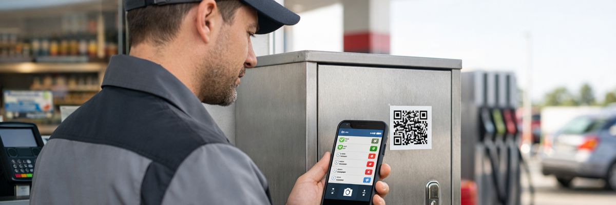 QR Assets - Case Study: QR Asset Tracking for a Gas Station Network